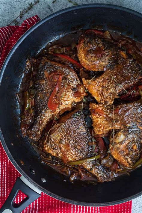 Jamaican Brown Stew Fish Recipe