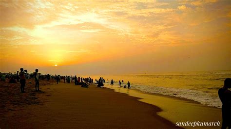 Sunrise at Puri beach,India. : r/SkyPorn