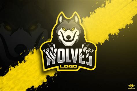 Wolf Gaming Logo 4k