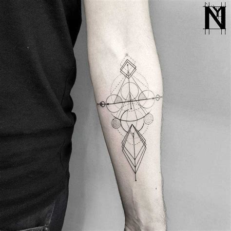 Custom sacred geometry tattoo - Tattoogrid.net