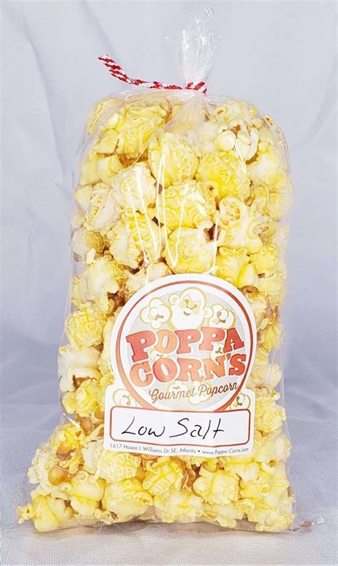 Low Salt Popcorn - Poppa Corn's