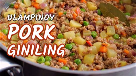 Easy PORK GINILING — How to cook easy delicious Filipino style pork ...