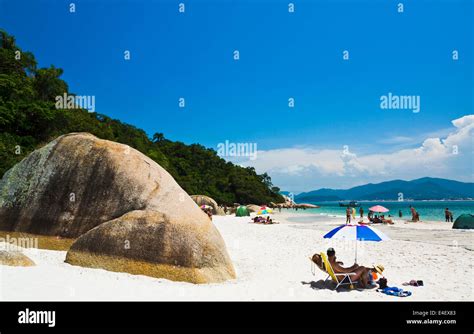 Beach of campeche island, Santa Catarina, Florianopolis, Brazil Stock ...