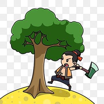 Cutting Tree PNG Transparent Images Free Download | Vector Files | Pngtree