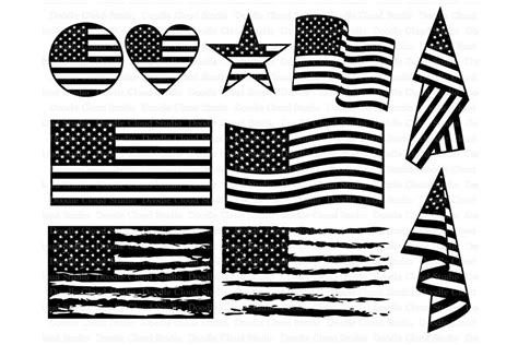 American flag SVG, Distressed USA Flag svg, Patriotic design (93219) | Cut Files | Design Bundles