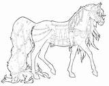 Draft Horse Coloring Pages sketch template