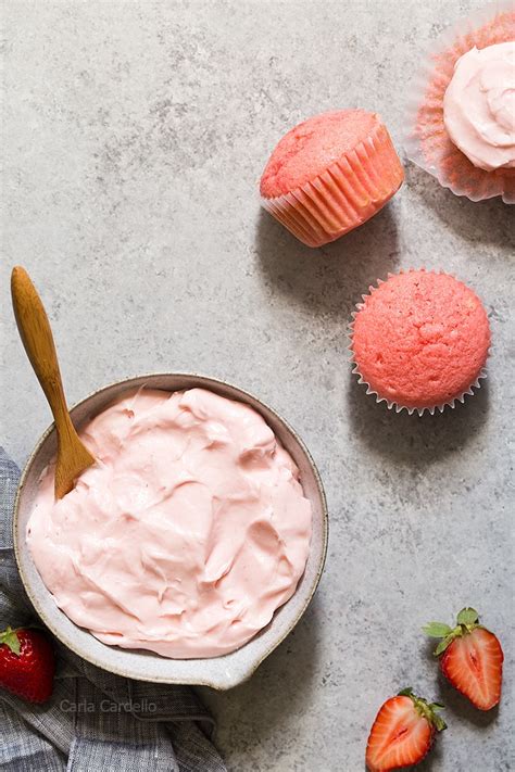 Strawberry Cream Cheese Frosting - Homemade In The Kitchen