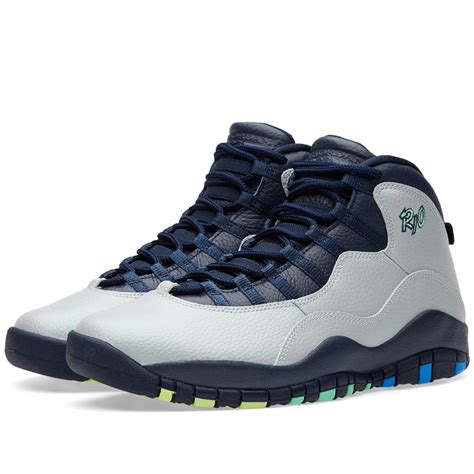 Nike Air Jordan 10 Retro Wolf Grey & Photo Blue | END. (US)