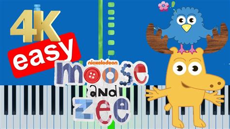 Moose & Zee - I Don't like Candy Corn (Slow Easy Medium) Piano Tutorial 4K - YouTube