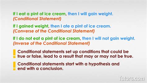 Conditional Statement Geometry