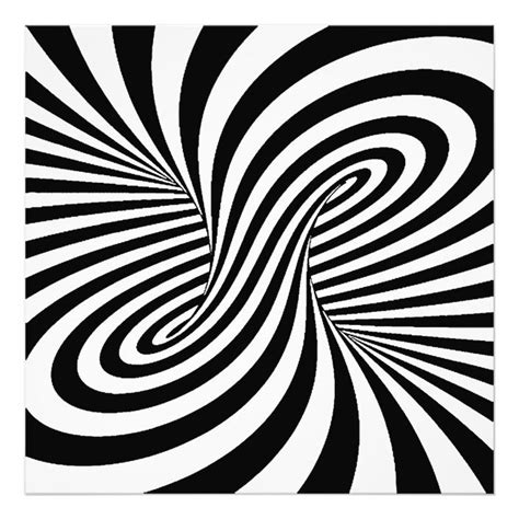 BLACK WHITE ZEBRA SWIRLS PATTERNS OPTICAL ILLUSION PHOTO PRINT | Zazzle.com | Optical illusions ...