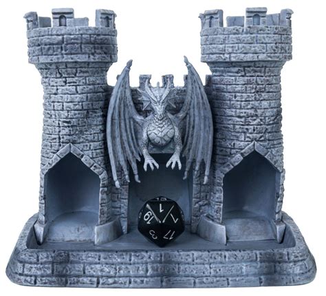 Dungeons And Dragons Limited Edition Castle Dice Tower With 20 Sided ...