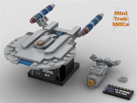 Enterprise NX-01 | Lego Star Trek Model Ship | Enterprise NX01 Archer