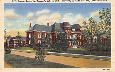 Campus Scene, Woman's College of the University of North Carolina ...