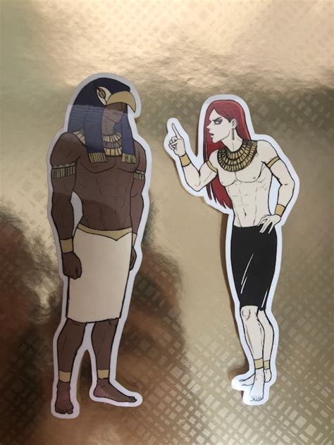 Horus and Seth Ennead Die Cut Stickers - Etsy Canada