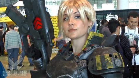 SERGEANT CALHOUN! Wreck-It Ralph Cosplay at PAX East 2014 - YouTube