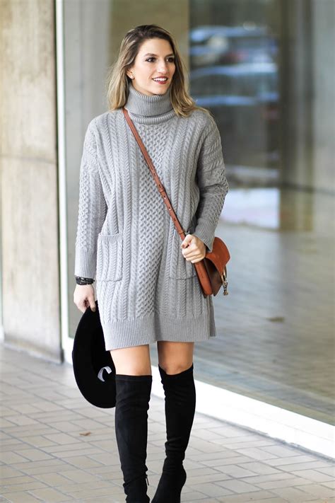 Grey Sweater Dress - Cass Dimicco