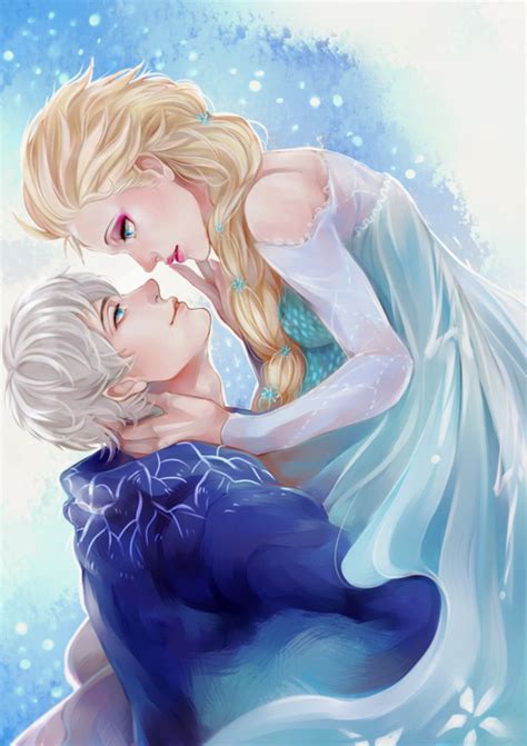 Elsa and Jack fanart - Elsa & Jack Frost Fan Art (36297392) - Fanpop ...