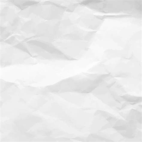 Textura de papel amassado. papel branco amassado vazio. | Vetor Premium