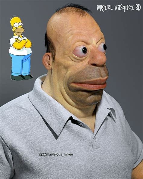 15 Cartoon Characters Transformed into Realistic Model | Karykatura, Komiksy, Memy