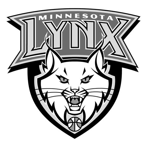 Minnesota Lynx Logo Black and White – Brands Logos