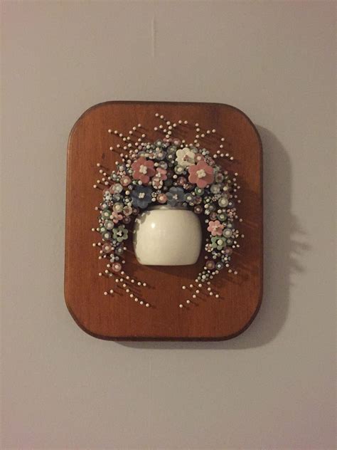 Nail Flower Art Wall Decor | Wall art decor, Flower art, Art wall