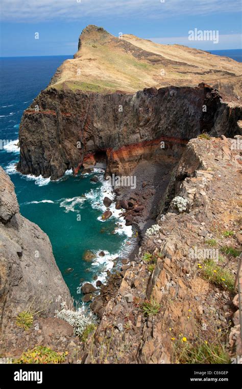 Madeira Island beaches and rocks Stock Photo - Alamy