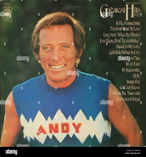 Andy Williams Greatest Hits Vol2 - Vintage Cover Album Stock Photo - Alamy