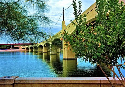 Tempe Town Lake Bridge Photograph by Richard Jenkins | Fine Art America