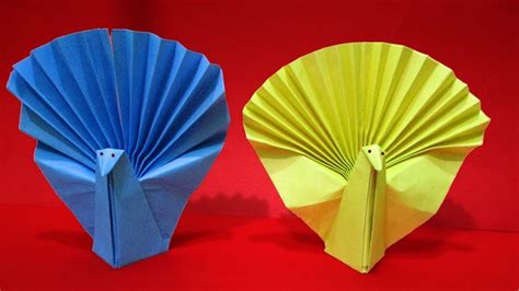 Origami ideas: Origami Peacock Easy Step By Step