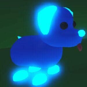 Neon riderable blue dog adopt me roblox, Toys & Games, Video Gaming, Video Games on Carousell