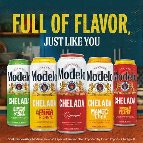 Modelo Chelada Mango y Chile Mexican Import Flavored Beer Can (24 oz ...