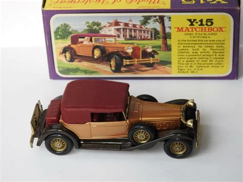 LESNEY MATCHBOX 1969 BOXED MODELS OF YESTERYEAR 1930 PACKARD VICTORIA ...