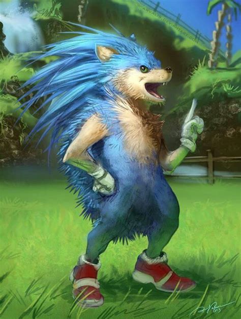 Real Life Sonic the Hedgehog is Utterly Terrifying | Sonic art, Sonic ...