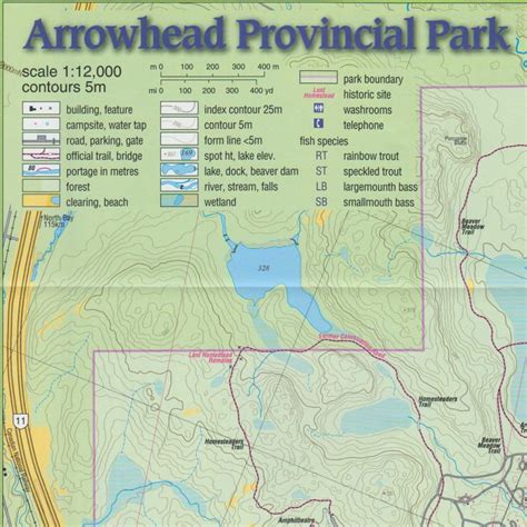 Adventure Map Arrowhead - Algonquin Outfitters - Your Outdoor Adventure Store