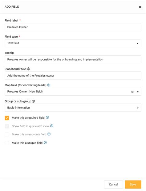 What is a required field? How to make a field required. : Freshsales ...