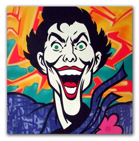 GRAFFITI ARTIST SEEN - "Joker" Aerosol on Canvas | DirtyPilot