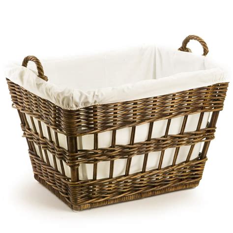 Wicker French Laundry Basket Fabric Liner - The Basket Lady