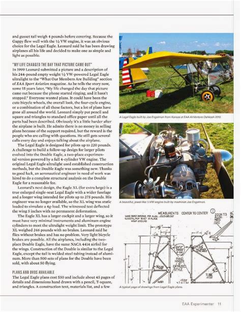 Legal Eagle Ultralight Flying Adventures : From December EAA ...