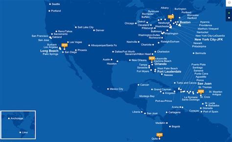 Jetblue Cities Map