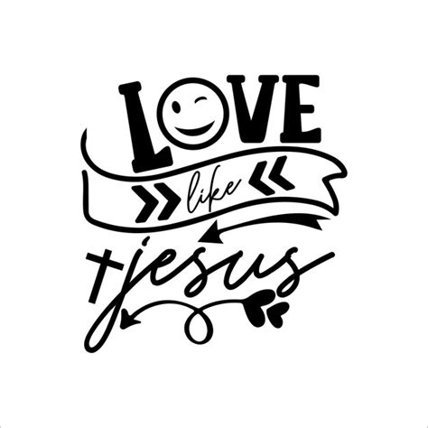 Premium Vector | Love like jesus