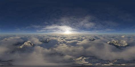 HDRI Hub - HDRI Dome: loc00184-22 Above the Clouds