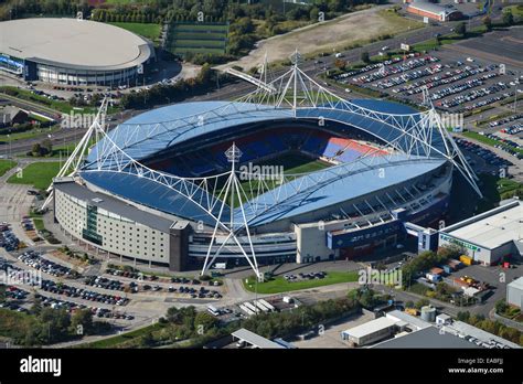 An aerial view of the Macron Stadium, home of Bolton Wanderers football ...