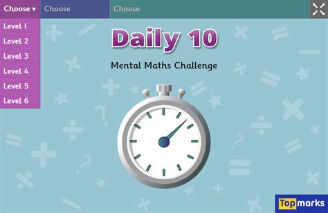 Daily 10 – Maths Zone Cool Learning Games