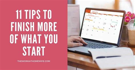 Too Many Unfinished Projects? 11 Tips to Get Stuff Done!