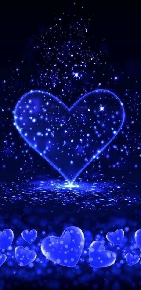 Blue hearts wallpaper | Heart wallpaper, Love wallpaper backgrounds, Love wallpapers romantic