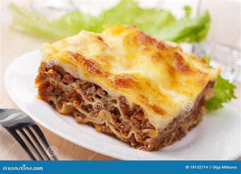 Lasagna Bolognese Stock Images - Image: 18132714