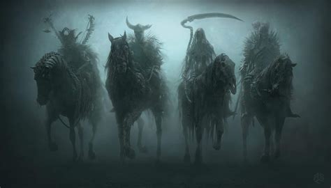 ArtStation - 4 Horsemen of the Apocalypse