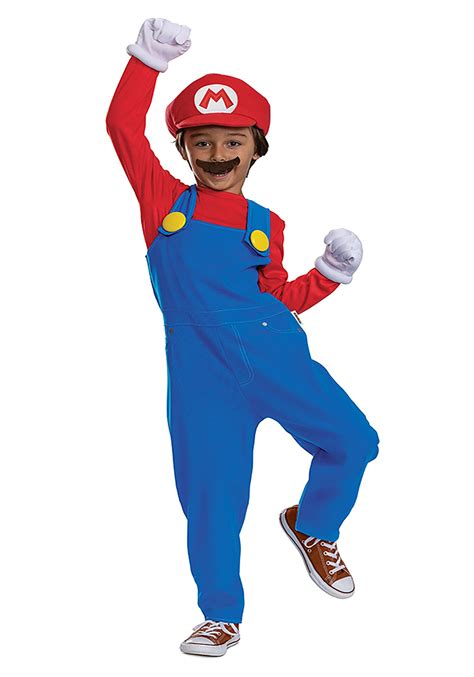 Super Mario Bros Kid's Premium Costume | Super Mario Costumes