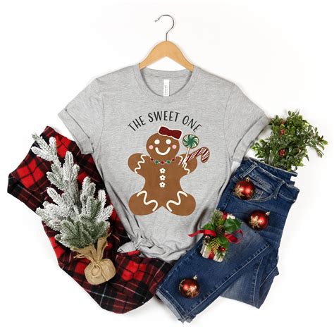 Sweet Funny Christmas Gingerbread Cookie Shirt Festive - Etsy